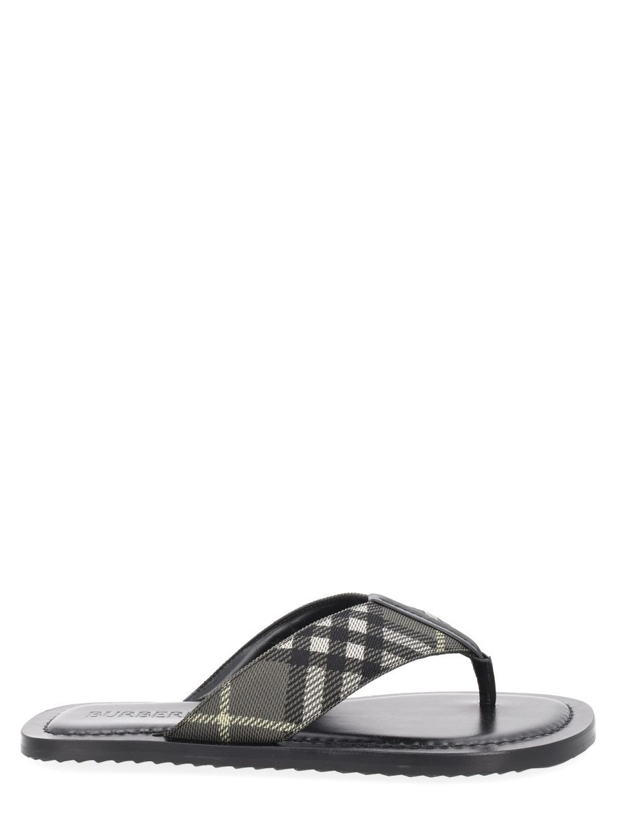 Burberry - Sandalo "Check Pavillon" MULTICOLOUR