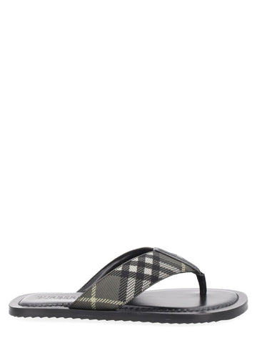 Burberry - Sandalo "Check Pavillon" MULTICOLOUR