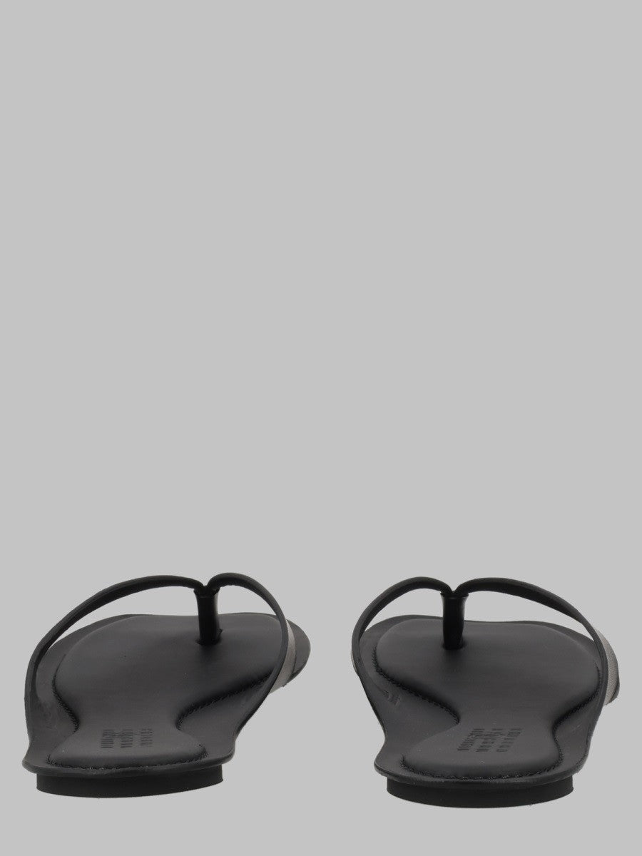 MM6 MAISON MARGIELA - SANDALO INFRADITO "ANATOMIC" IN PELLE