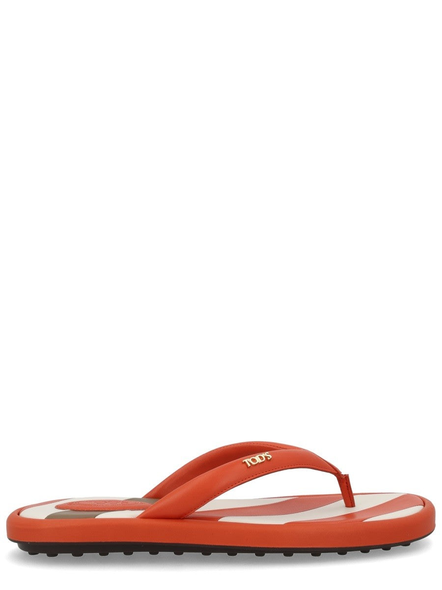 TOD'S - SANDALO INFRADITO CON LOGO sandalo-infradito-con-logo_94573436-c81e-455a-9140-555c87b9fa6f