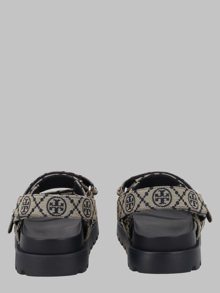 Tory Burch - SANDALO "MELLOW T MONOGRAM"