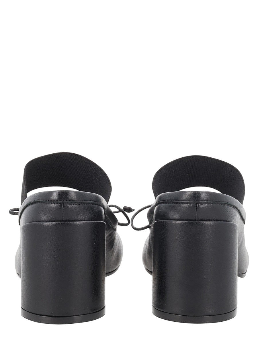 MM6 MAISON MARGIELA MM6 MAISON MARGIELA - Sandal Numeric Anatomic with Heel - Black