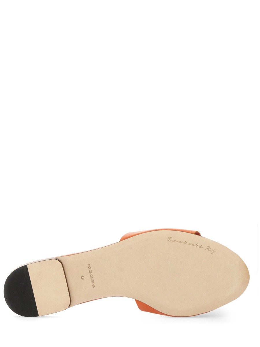 Dolce & Gabbana - SANDALO SLIDE CON LOGO