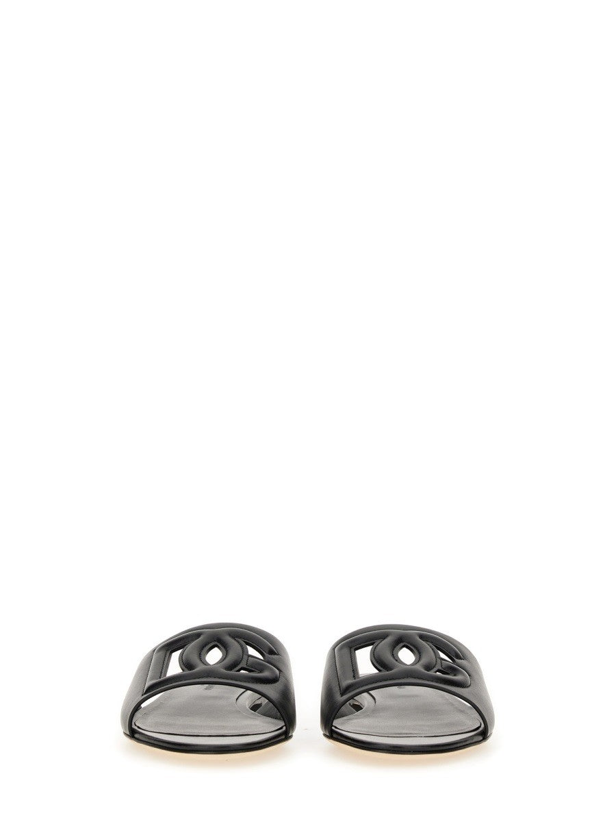 Dolce & Gabbana - SANDALO SLIDE CON LOGO