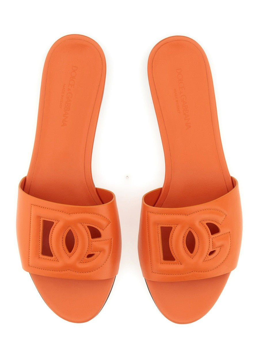 Dolce & Gabbana - SANDALO SLIDE CON LOGO