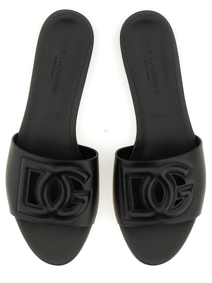 Dolce & Gabbana - SANDALO SLIDE CON LOGO