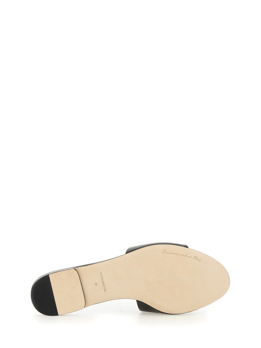 Dolce & Gabbana - SANDALO SLIDE CON LOGO