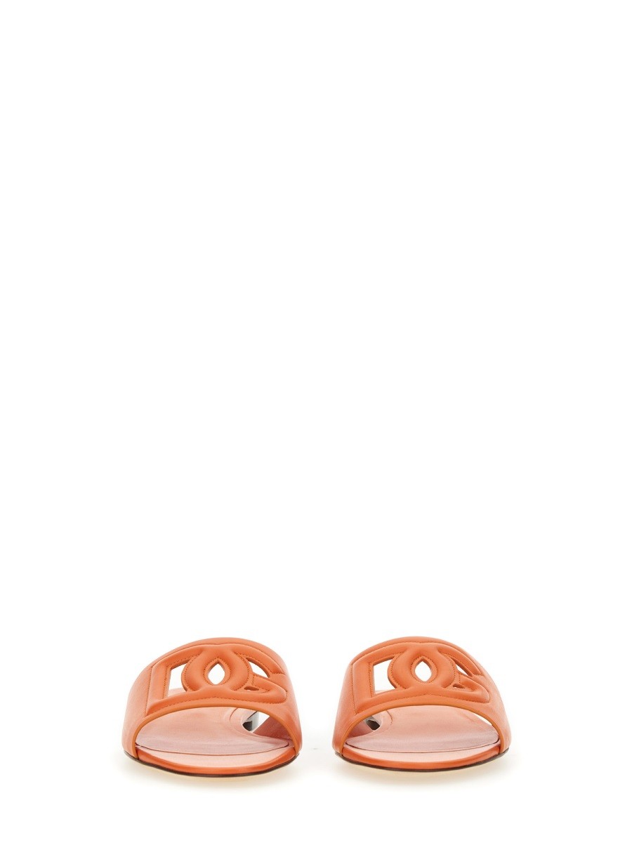 Dolce & Gabbana - SANDALO SLIDE CON LOGO
