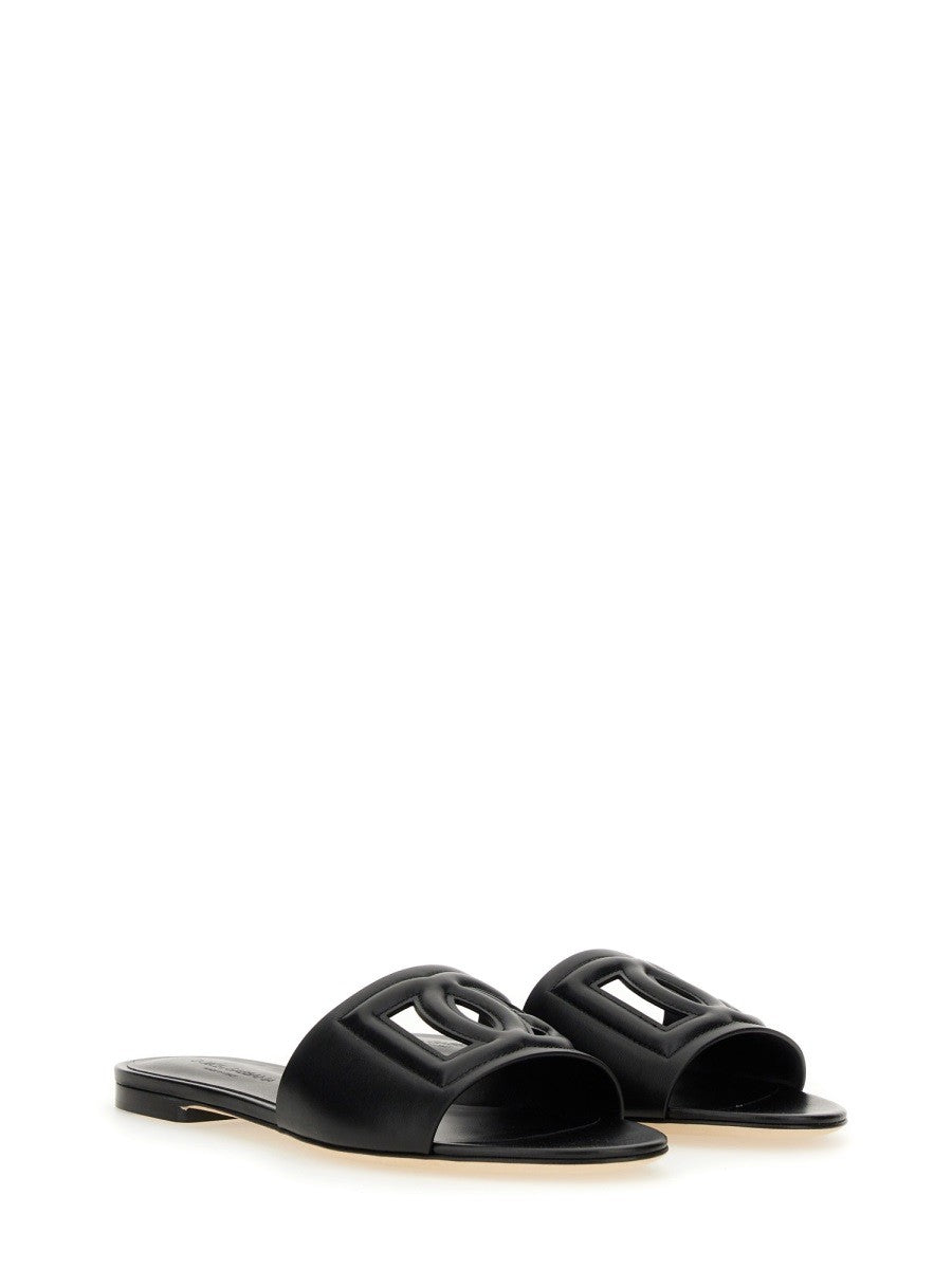 Dolce & Gabbana - SANDALO SLIDE CON LOGO