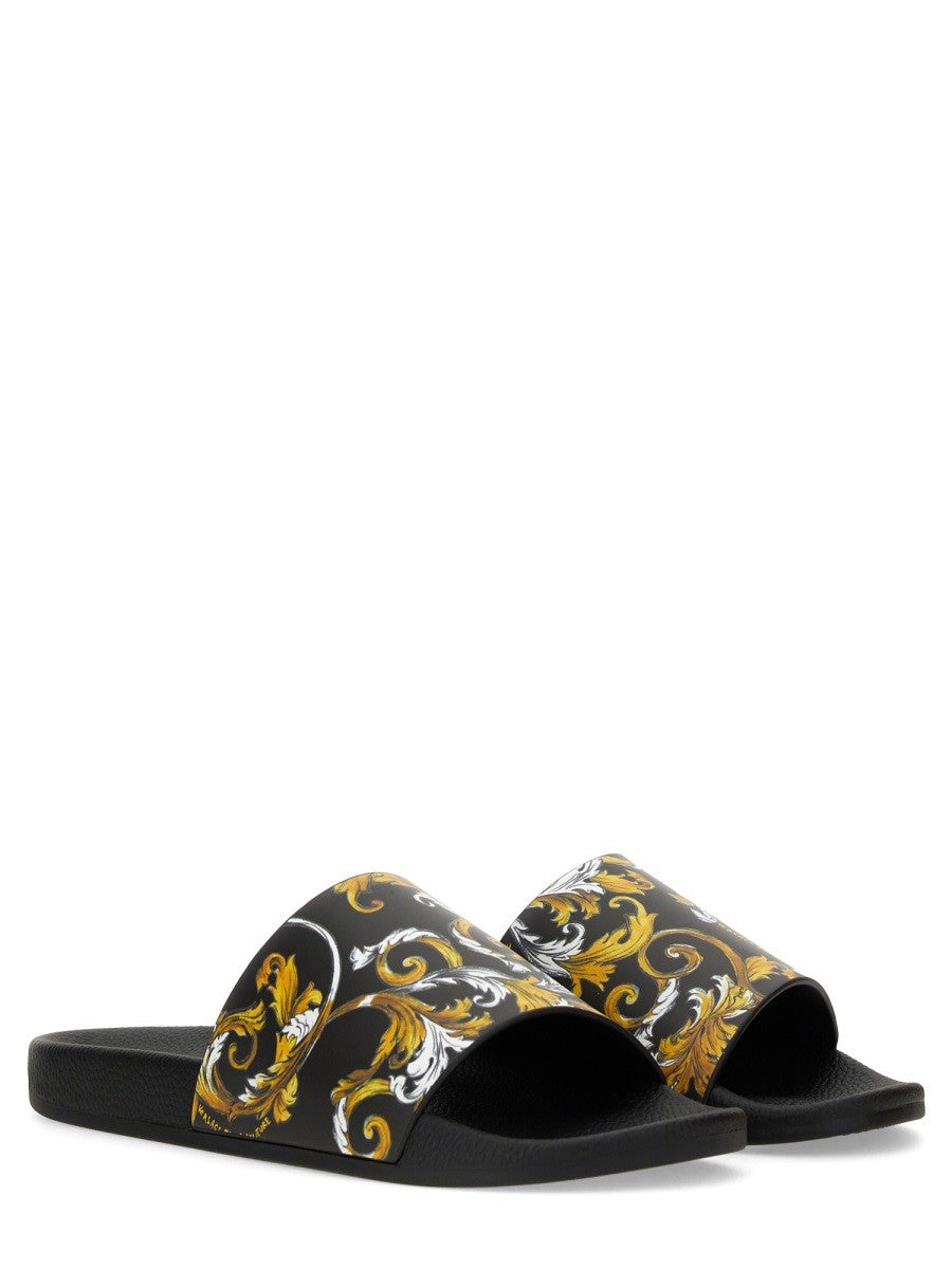 Versace Jeans Couture - SANDALO SLIDE CON LOGO