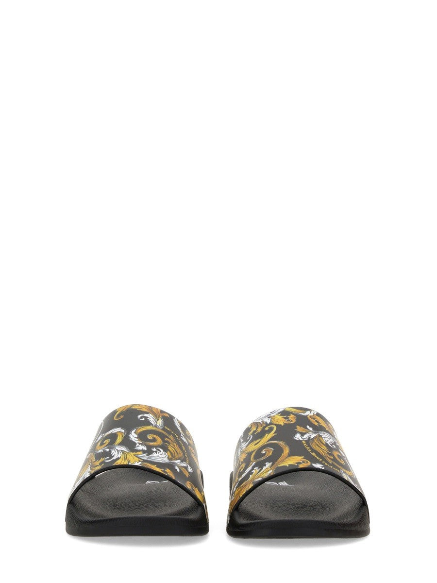Versace Jeans Couture - SANDALO SLIDE CON LOGO
