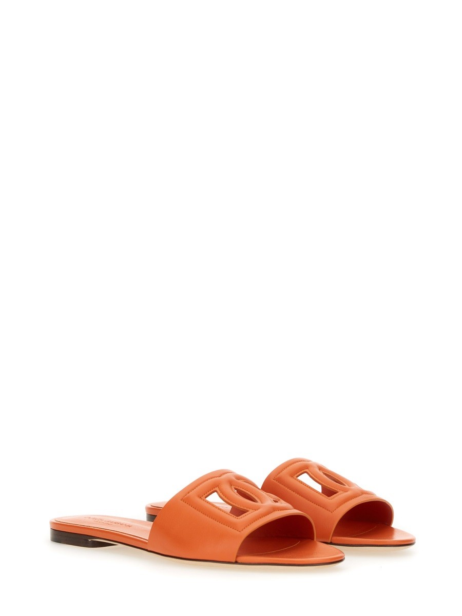 Dolce & Gabbana - SANDALO SLIDE CON LOGO