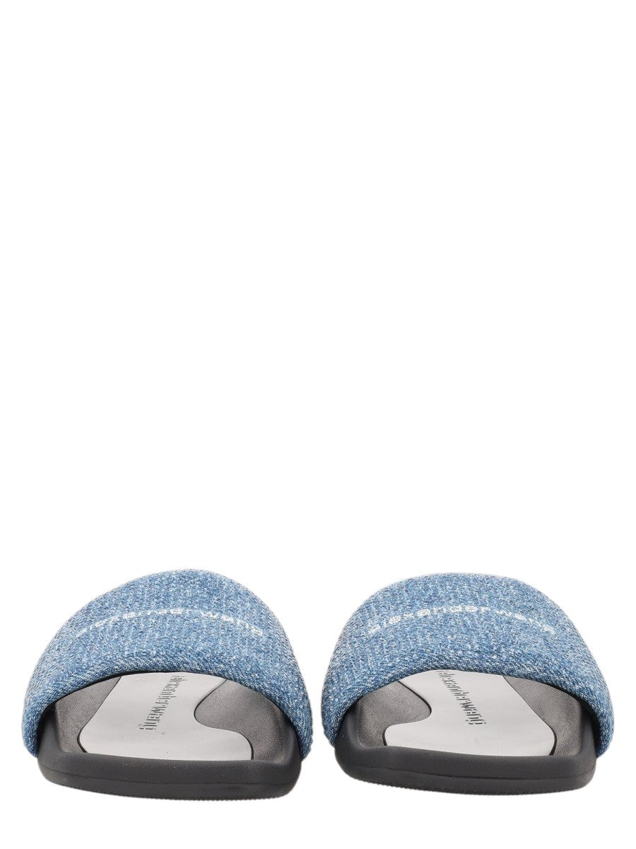 Alexander Wang - SANDALO SLIDE IN DENIM sandalo-slide-in-denim_674dfab7-9d1d-4c57-aa63-858d63f3ca3c