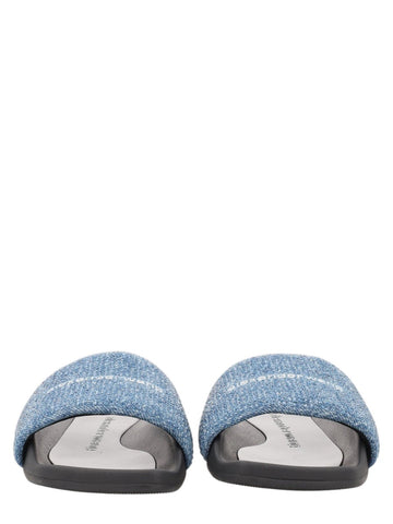 Alexander Wang Alexander Wang - SANDALO SLIDE IN DENIM