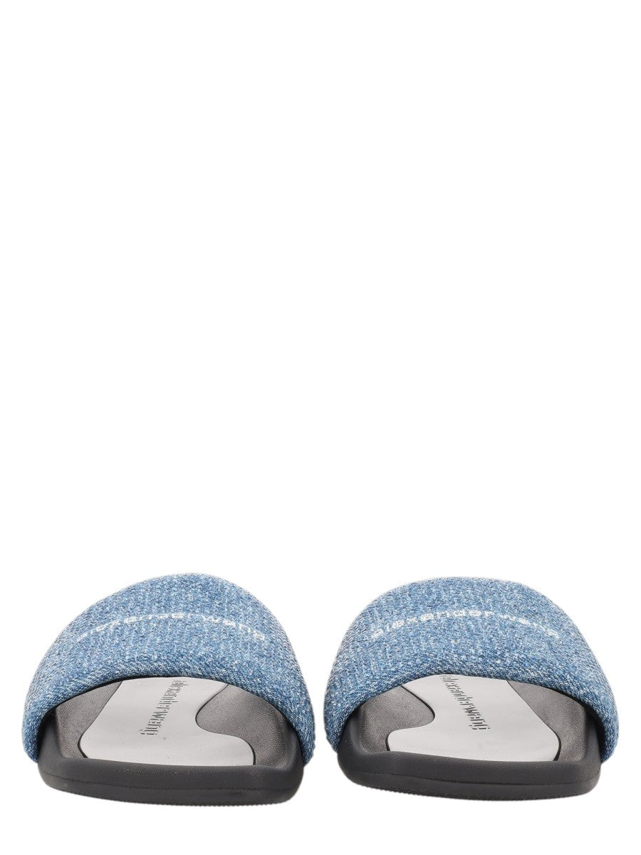 Alexander Wang Alexander Wang - SANDALO SLIDE IN DENIM