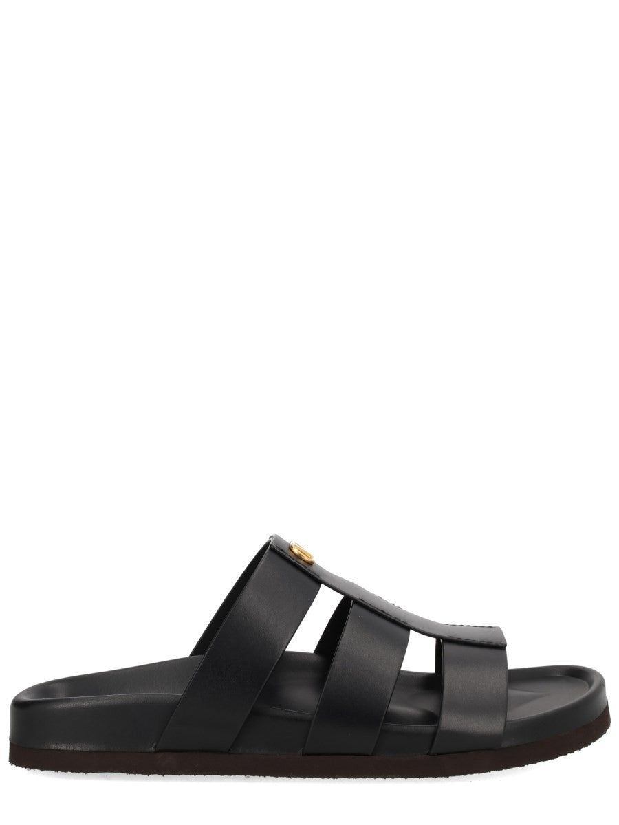 Valentino Garavani SANDALO SLIDE "STUDSHIELD"