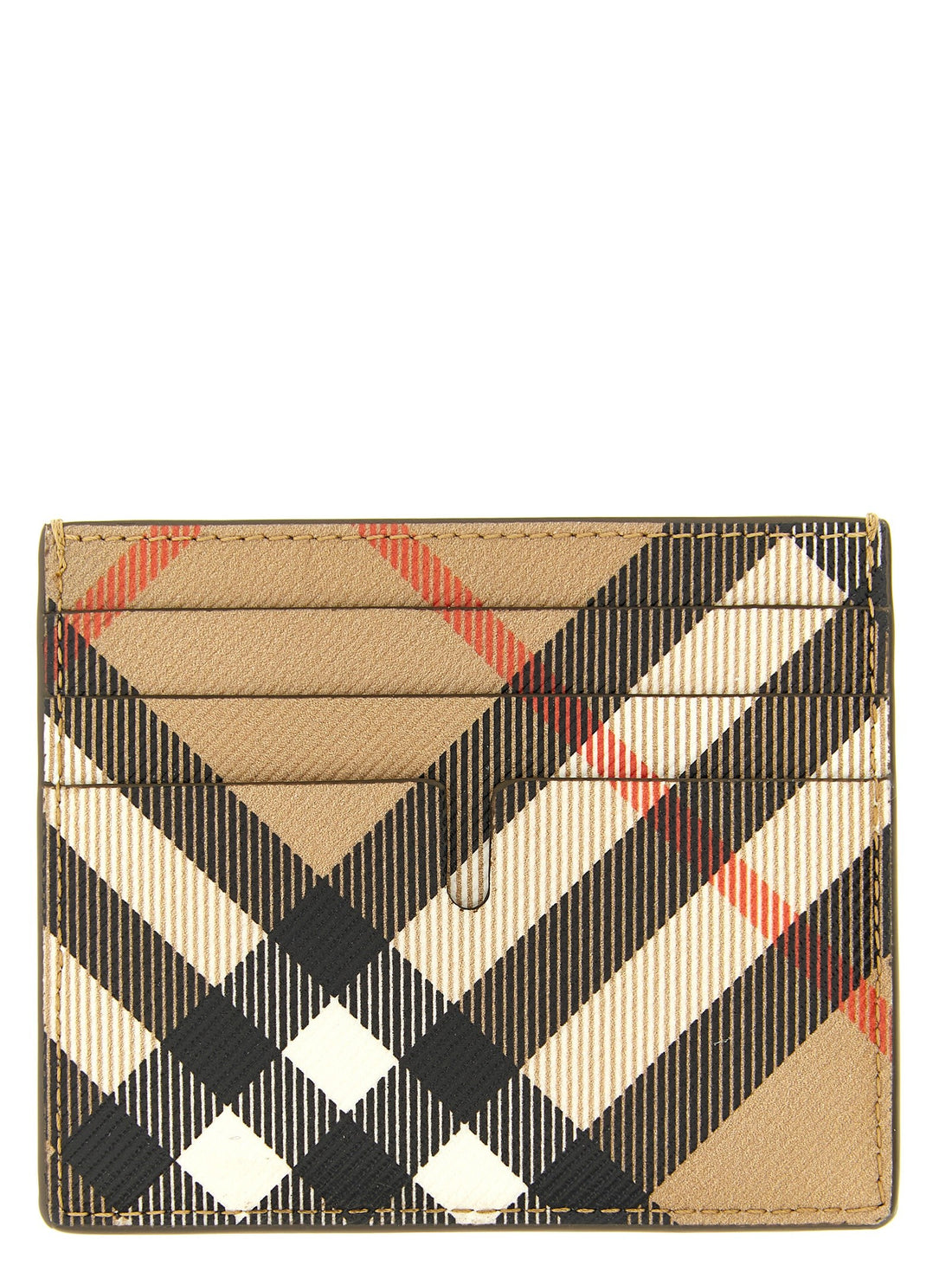 Burberry - 'Sandon' card holder beige U
