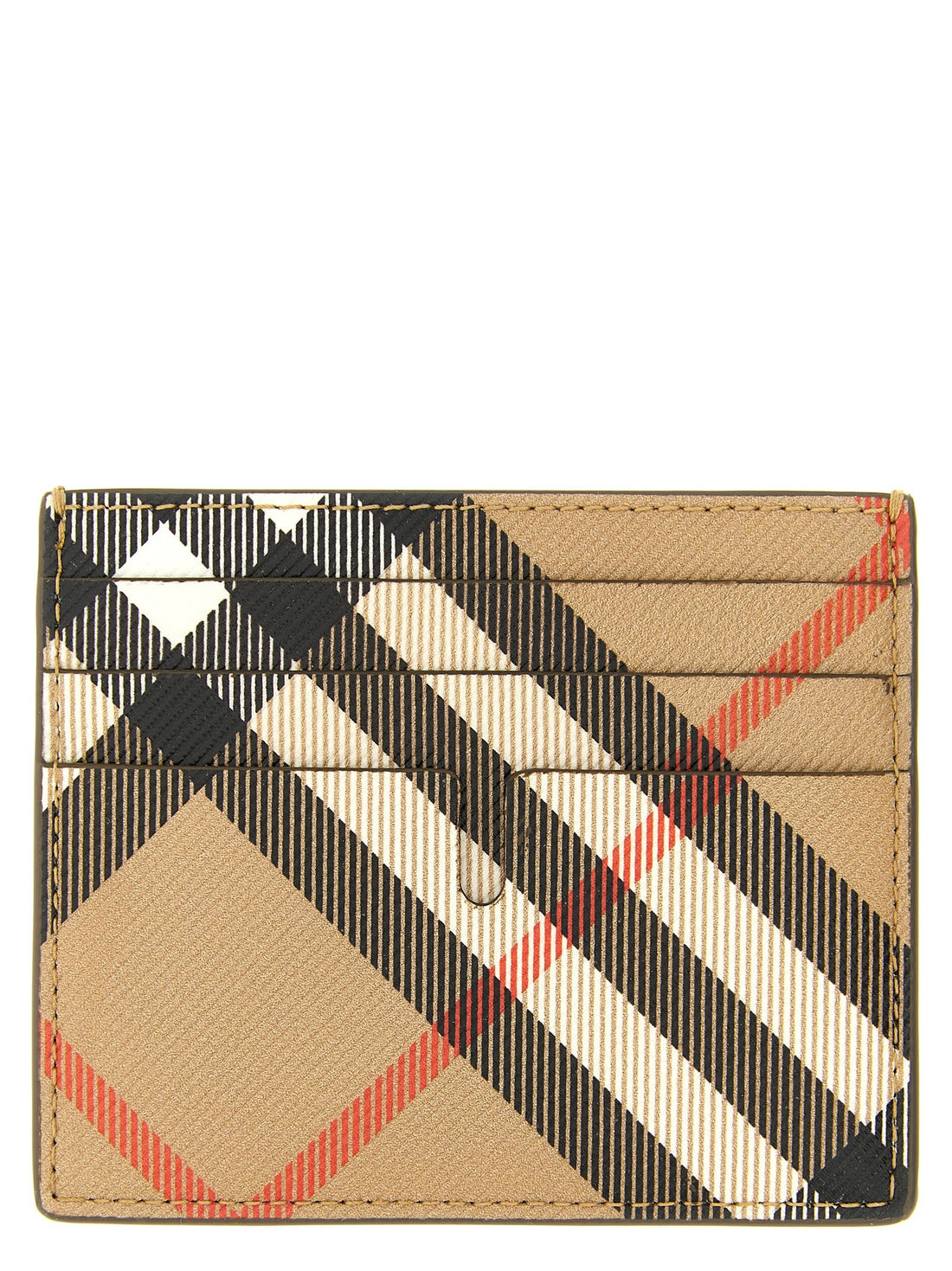 Burberry - 'Sandon' card holder beige U