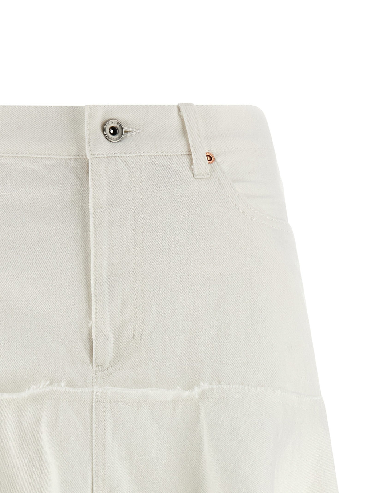 SACAI - Satin denim skirt