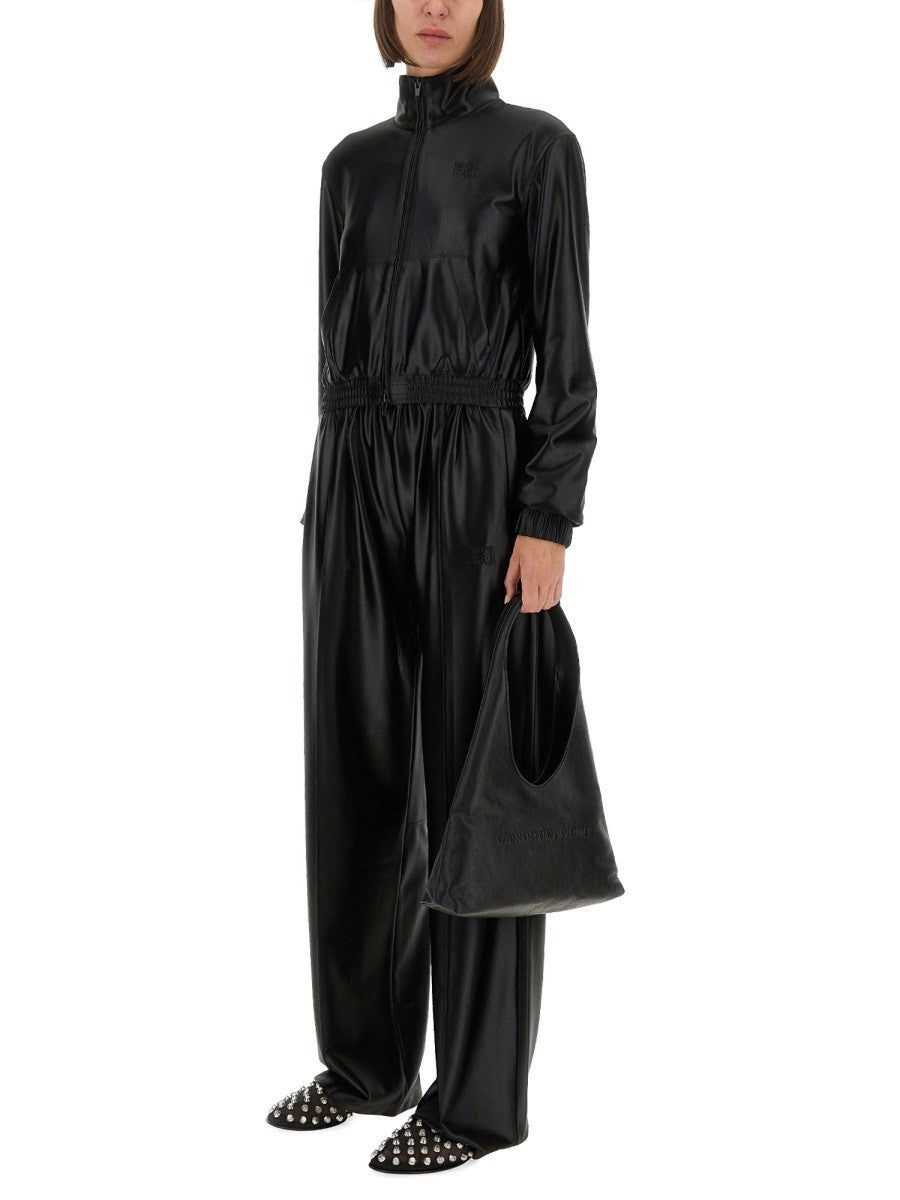 Alexander Wang - SATIN FAILLE SWEATSHIRT