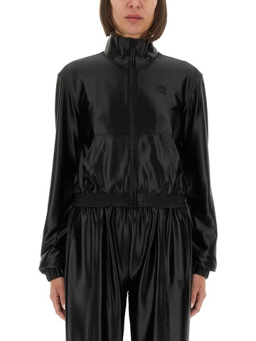 Alexander Wang - SATIN FAILLE SWEATSHIRT