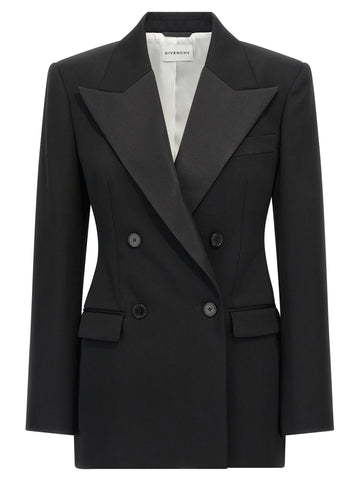 Givenchy - Satin lapel blazer