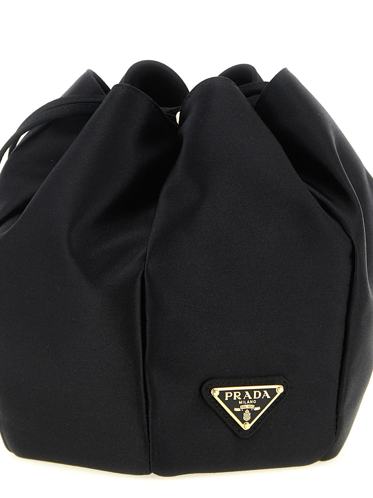 PRADA - Satin mini bucket bag