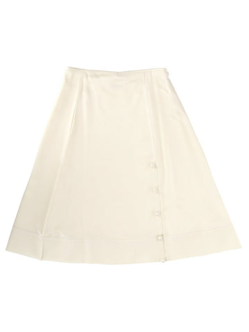 JIL SANDER SATIN SKIRT.