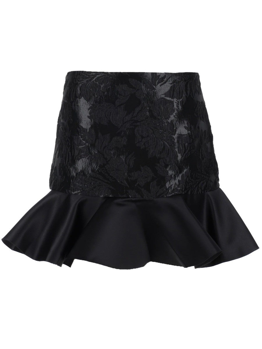 GANNI - SATIN MINISKIRT satin-miniskirt