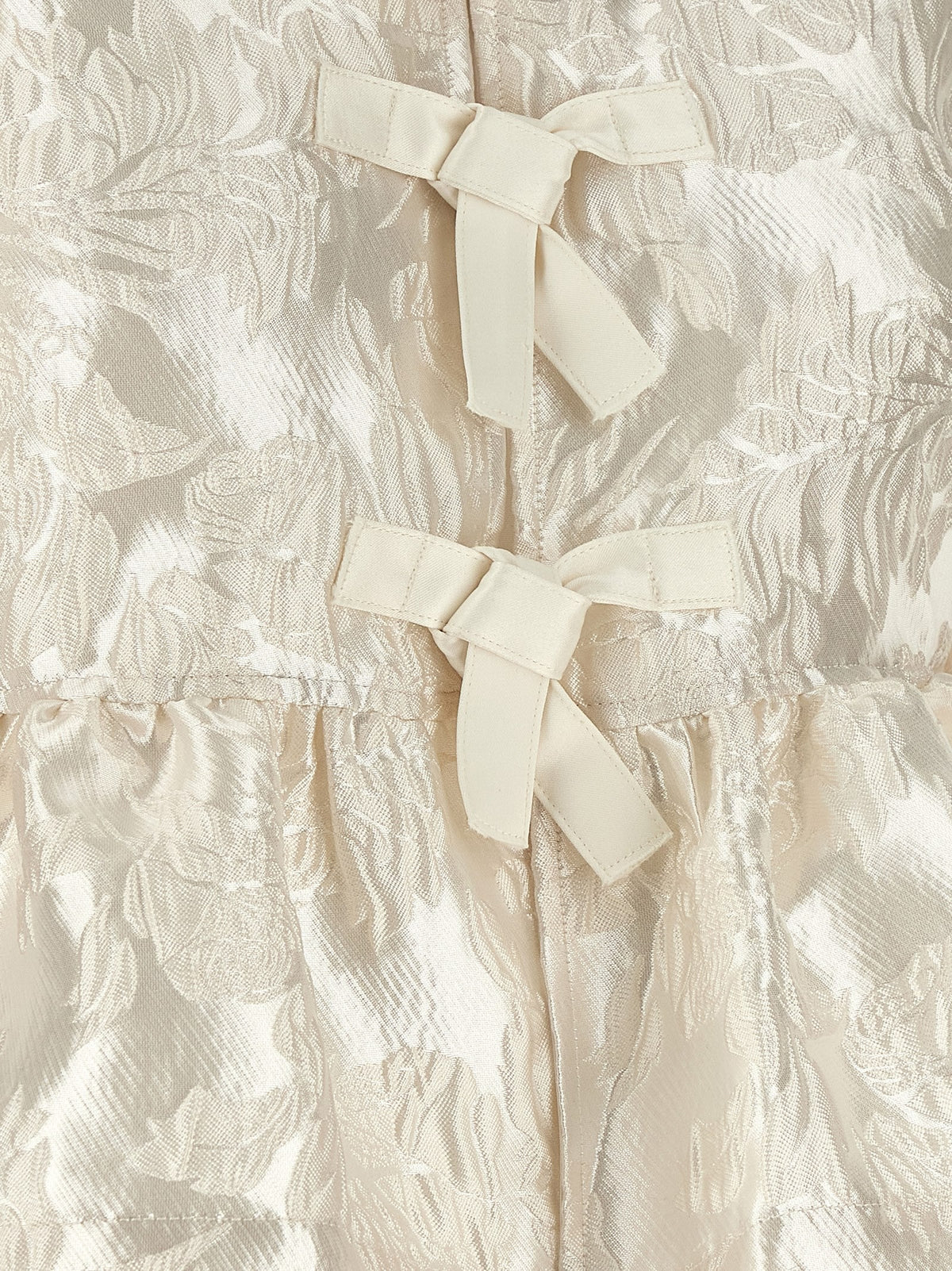 GANNI - 'Satin Peplum' blouse