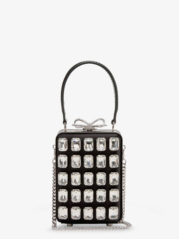 SELF PORTRAIT - Satin shoulder bag with crystals satin-shoulder-bag-with-crystals_937c69f8-1b58-450f-b7ae-c0891fe85b25