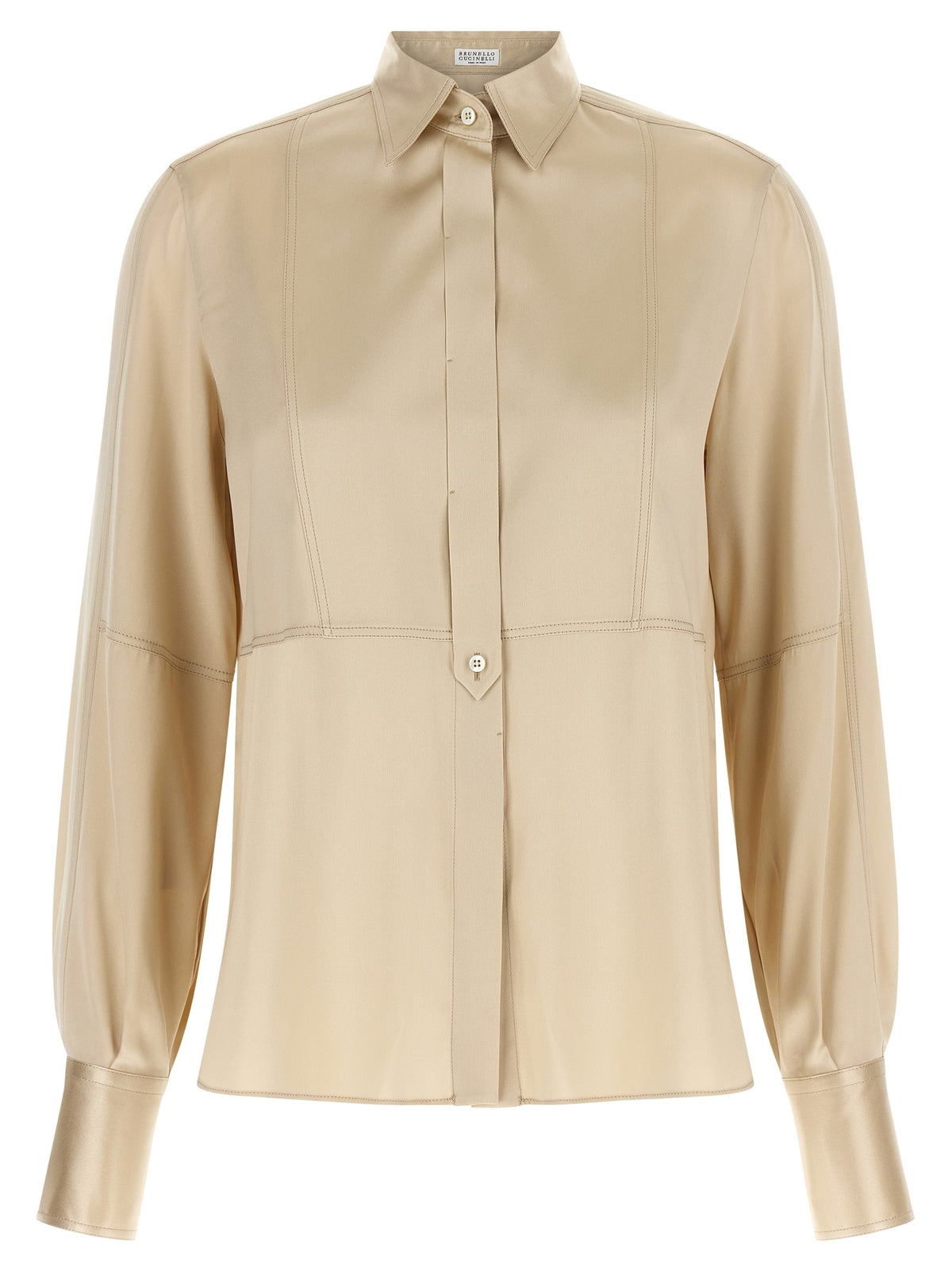 Brunello Cucinelli - Satin silk shirt