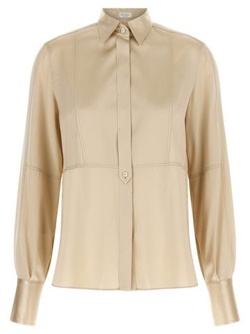 Brunello Cucinelli - Satin silk shirt