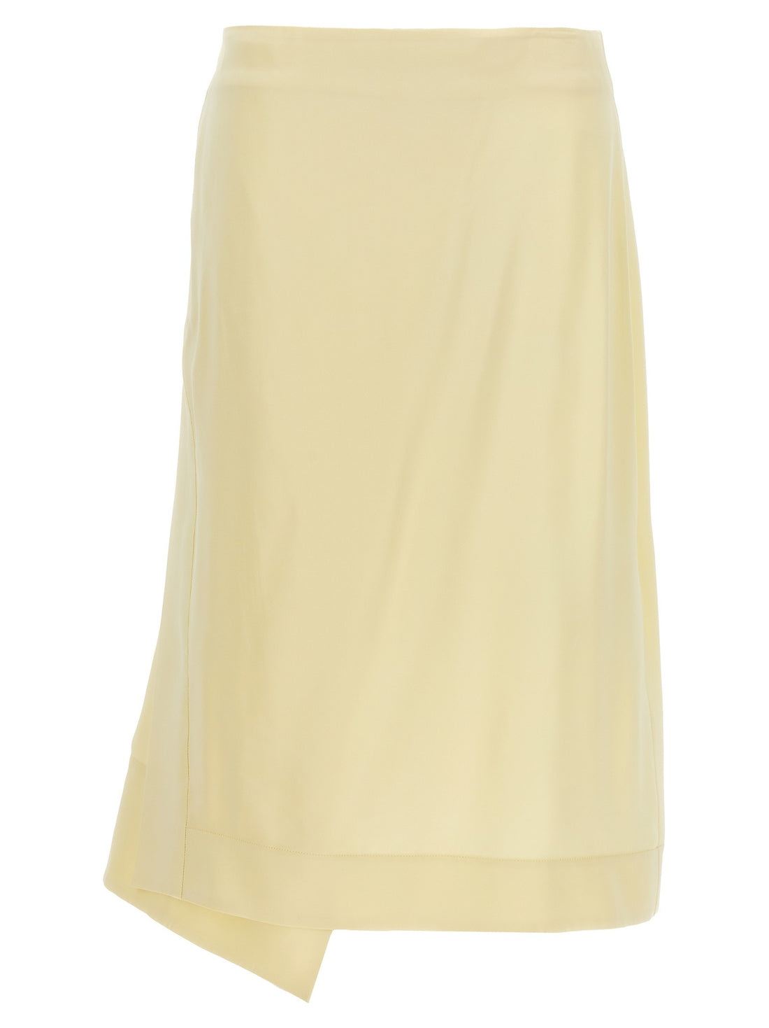 JIL SANDER - Satin skirt with side slit satin-skirt-with-side-slit_b71de05b-7c7f-4027-a734-3e71333fa95b