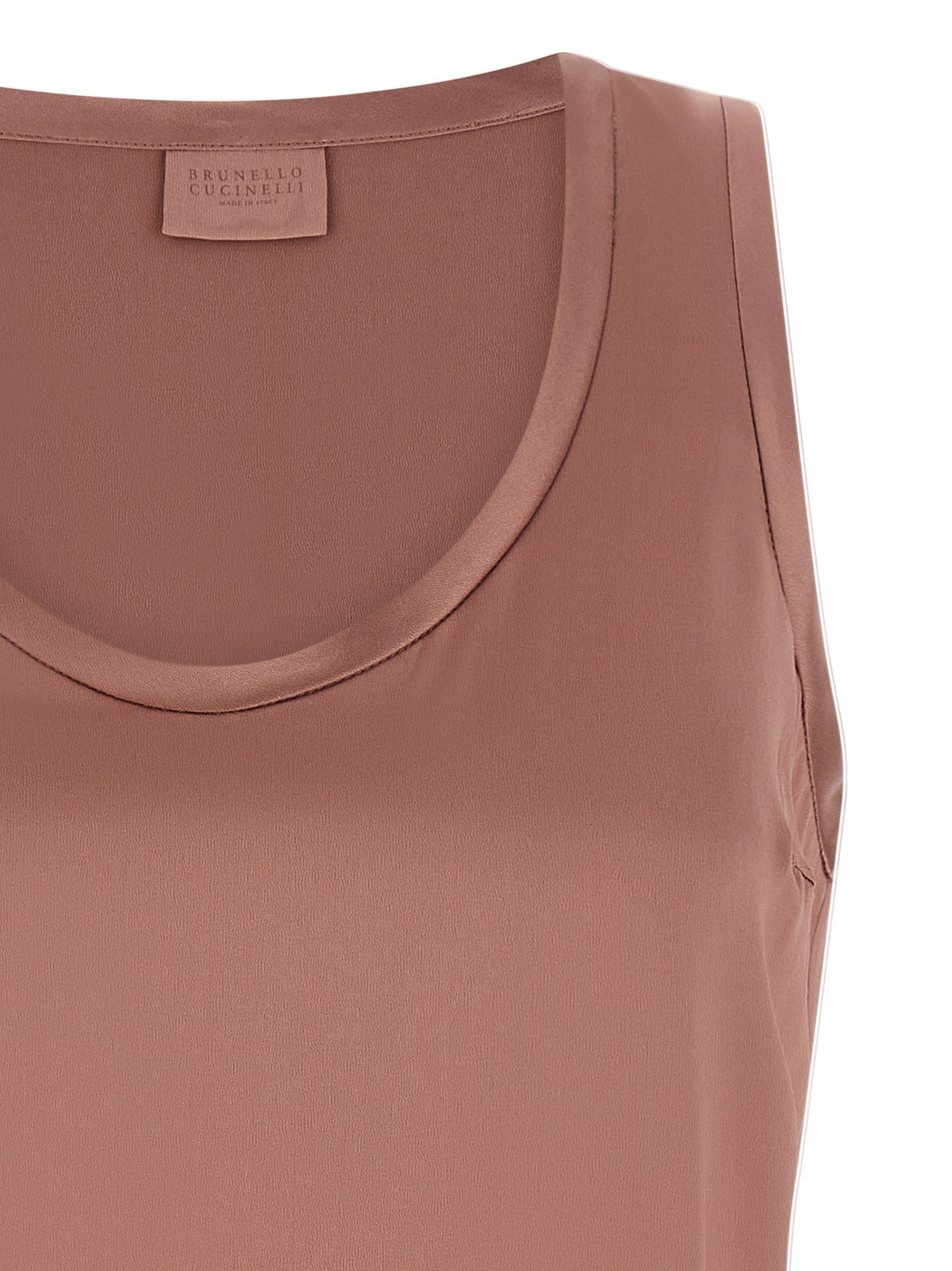 Brunello Cucinelli - Satin top