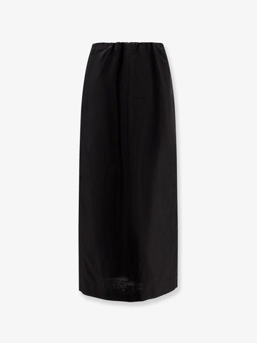 THE ROW Saul cotton and silk long skirt