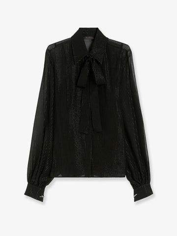Max Mara - Scafati silk shirt with lurex profiles scafati-silk-shirt-with-lurex-profiles_1489f9d4-9090-4328-a5da-296972541be2