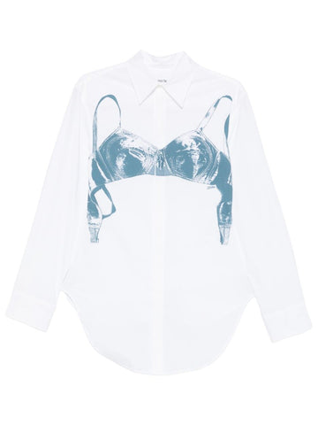 JEAN PAUL GAULTIER JEAN PAUL GAULTIER - "SCANNED BRA" PRINT SHIRT