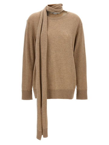 stella mccartney - Scarf detail sweater