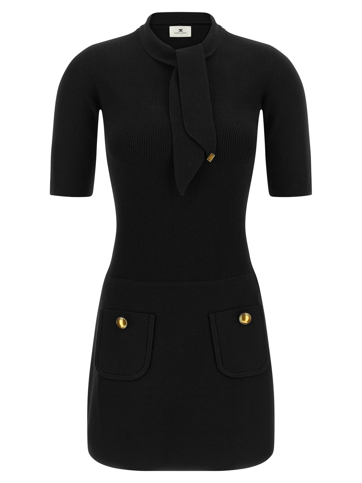 Elisabetta Franchi - Scarf dress Black