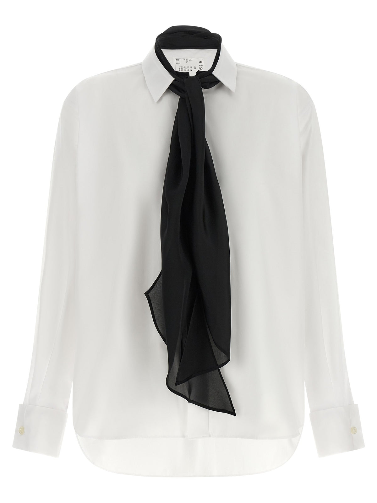 SACAI - Scarf shirt
