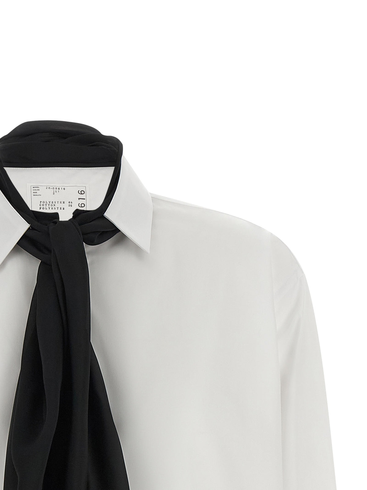 SACAI - Scarf shirt
