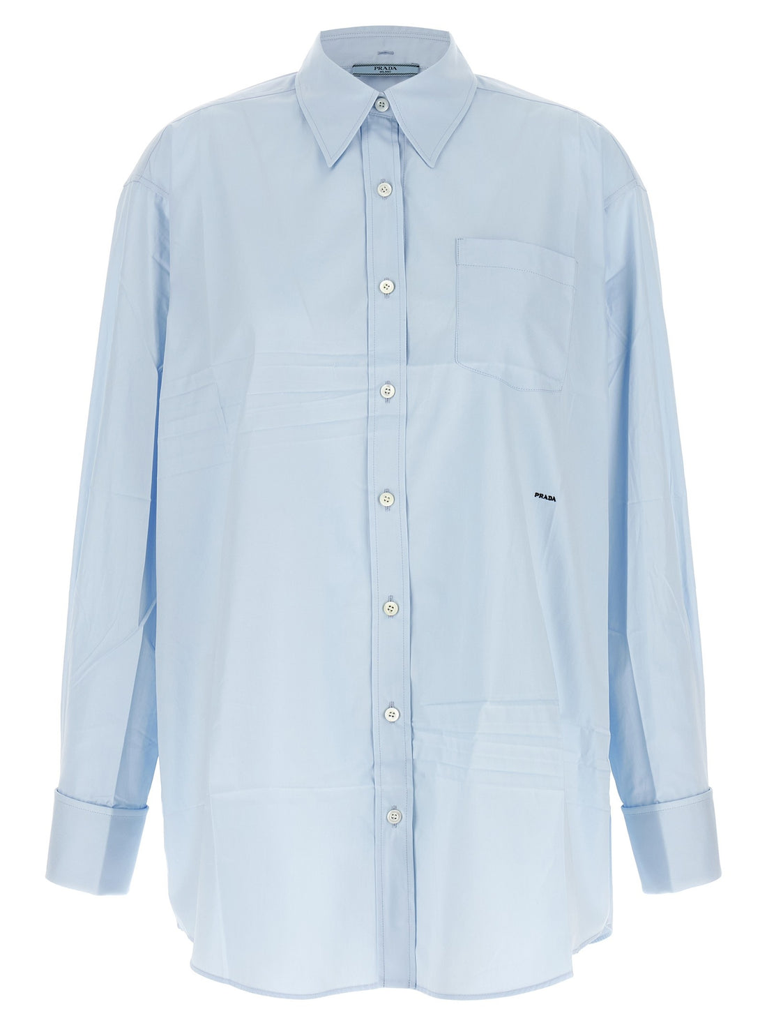 PRADA - Scarf shirt Light Blue