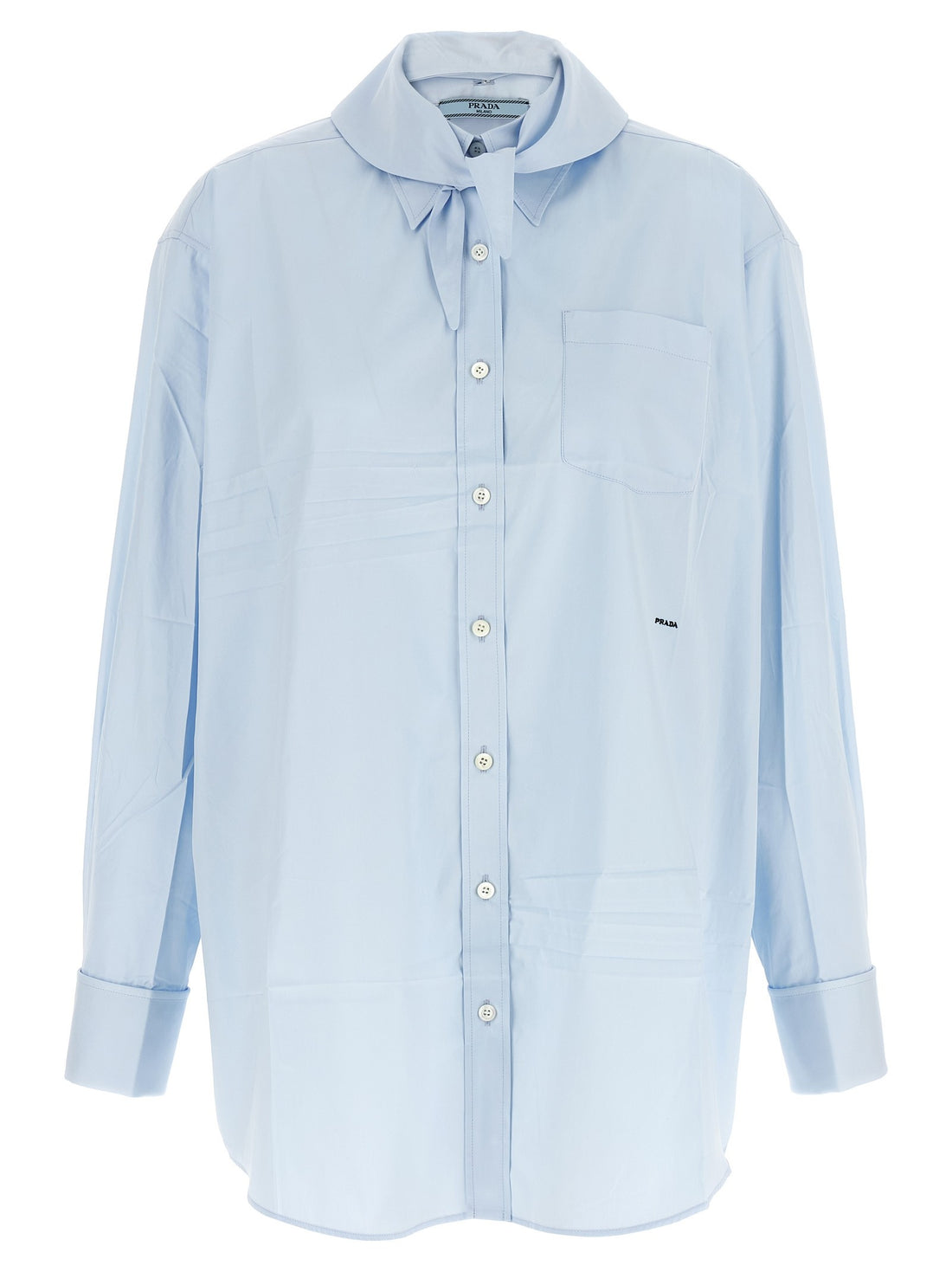 PRADA - Scarf shirt Light Blue