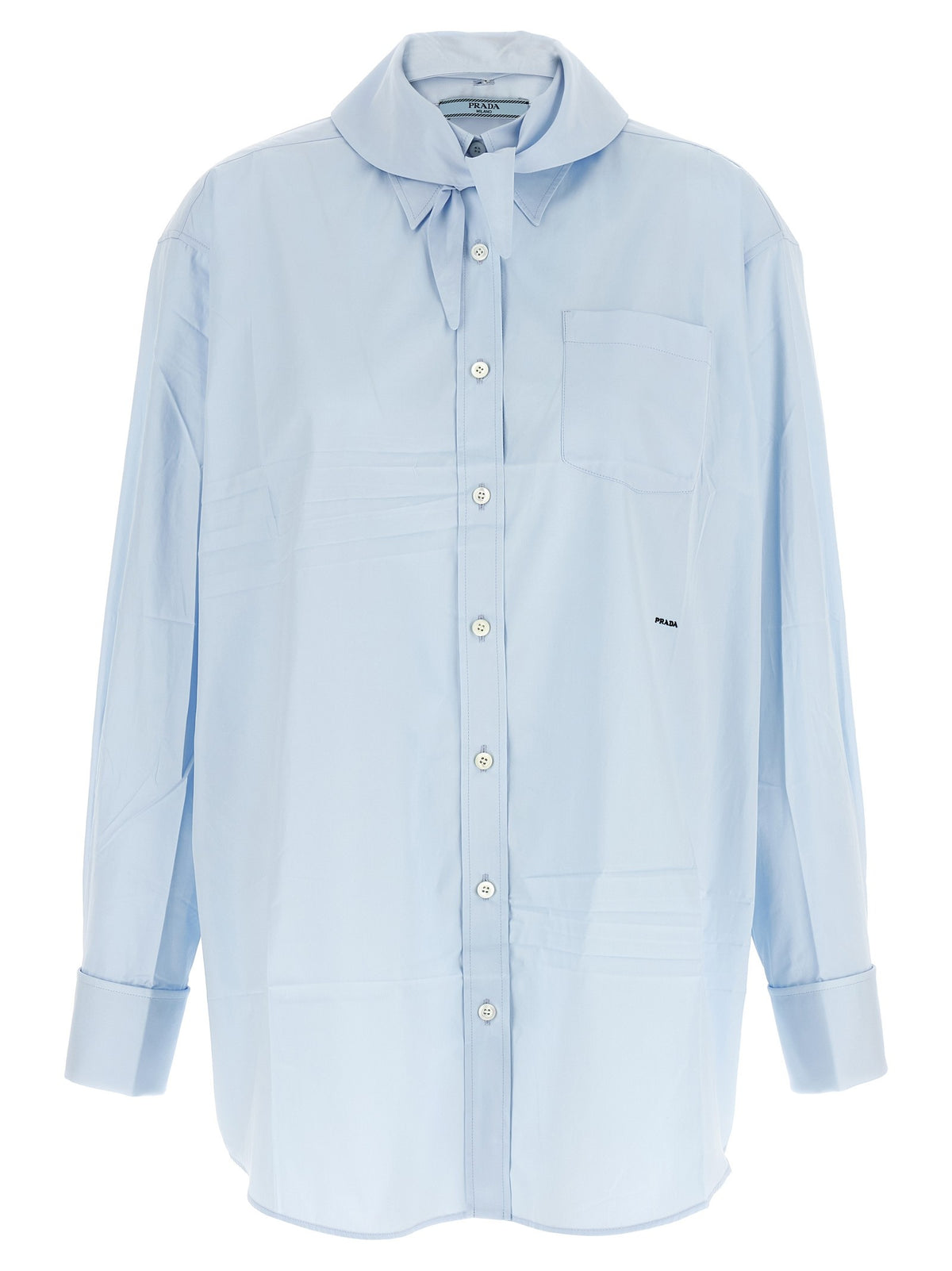 PRADA - Scarf shirt Light Blue