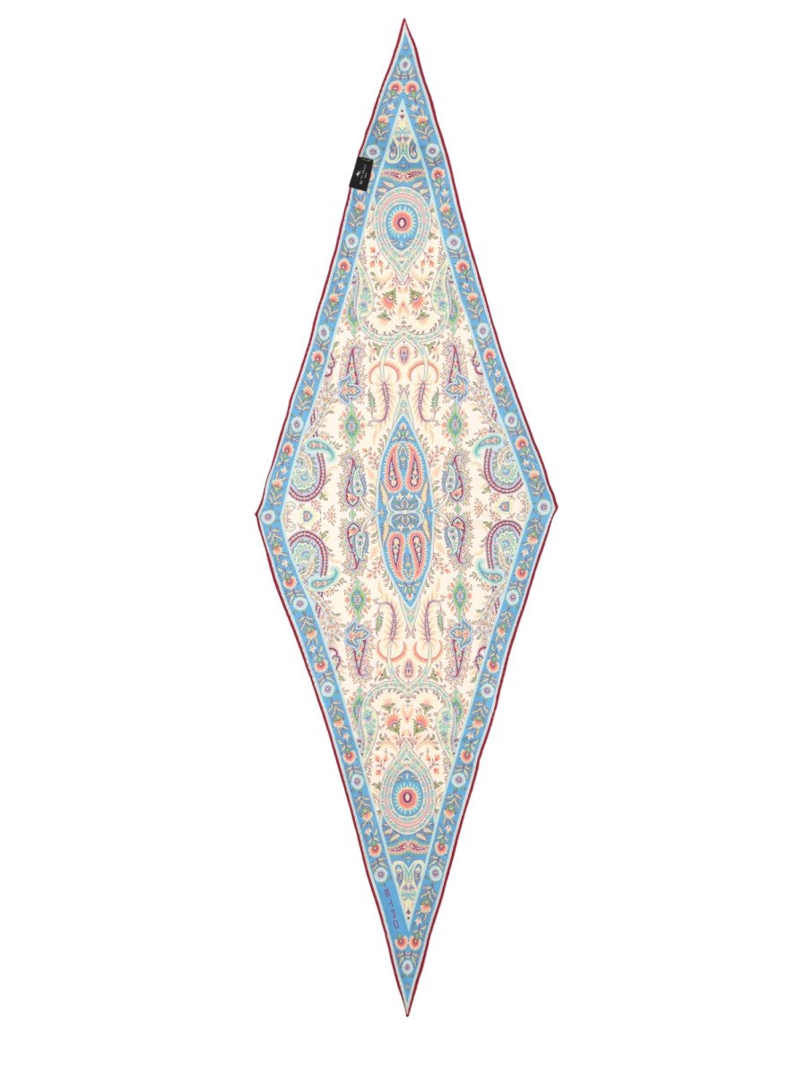 SCARF WITH PAISLEY PATTERN