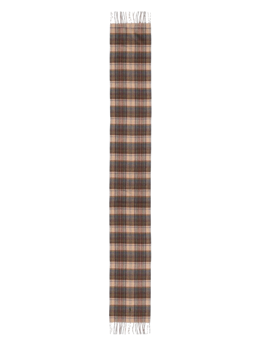Polo Ralph Lauren - Wool Blend Scarf with Fringe MULTICOLOUR UNI