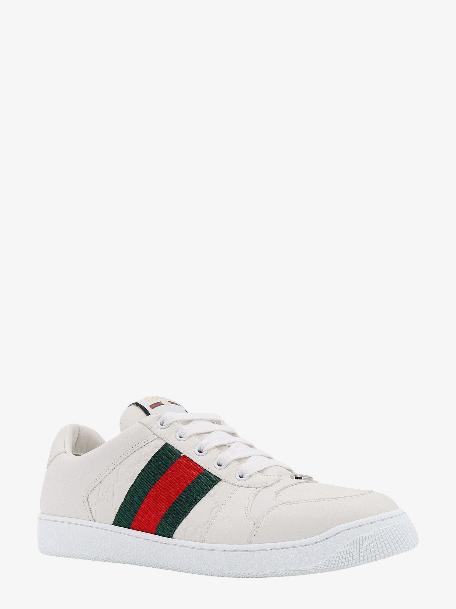 Screener low-top leather sneakers