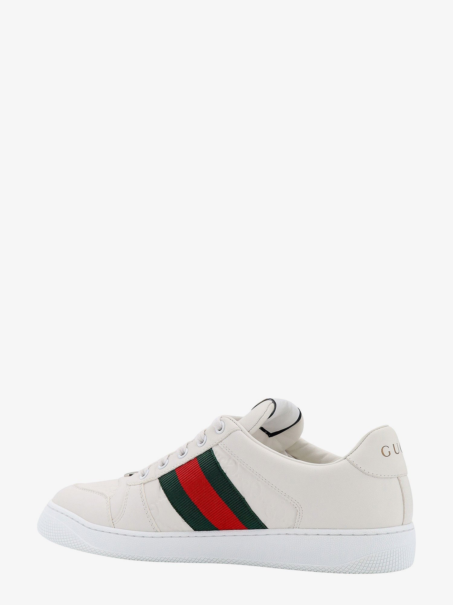 Screener low-top leather sneakers