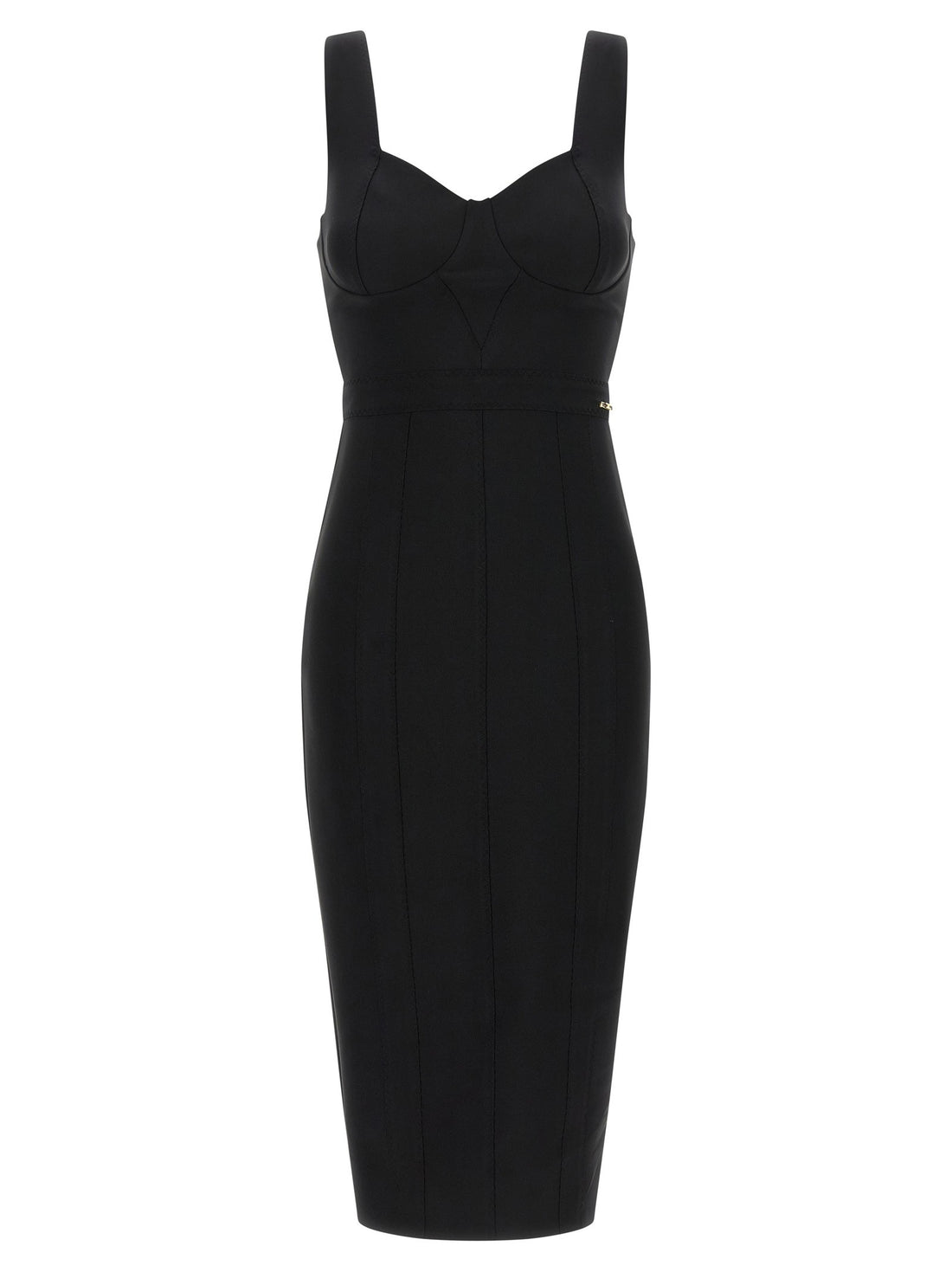Elisabetta Franchi - Scuba dress Black